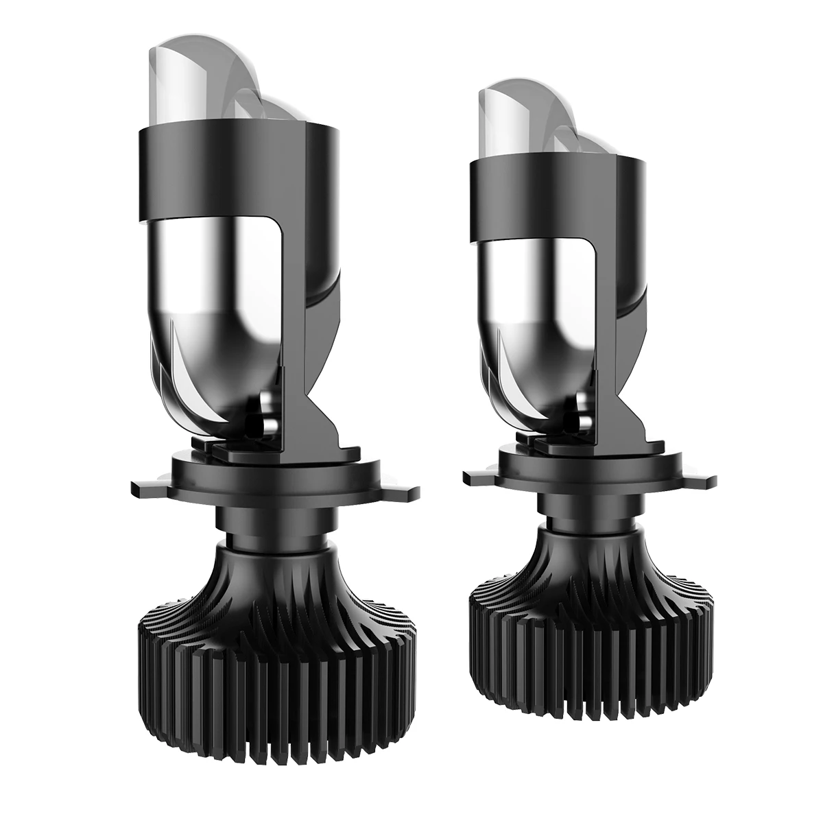 Светодиодная мотоциклетная лампа H4 прожектор 12 В белая светодиодная 9003 лм яркая