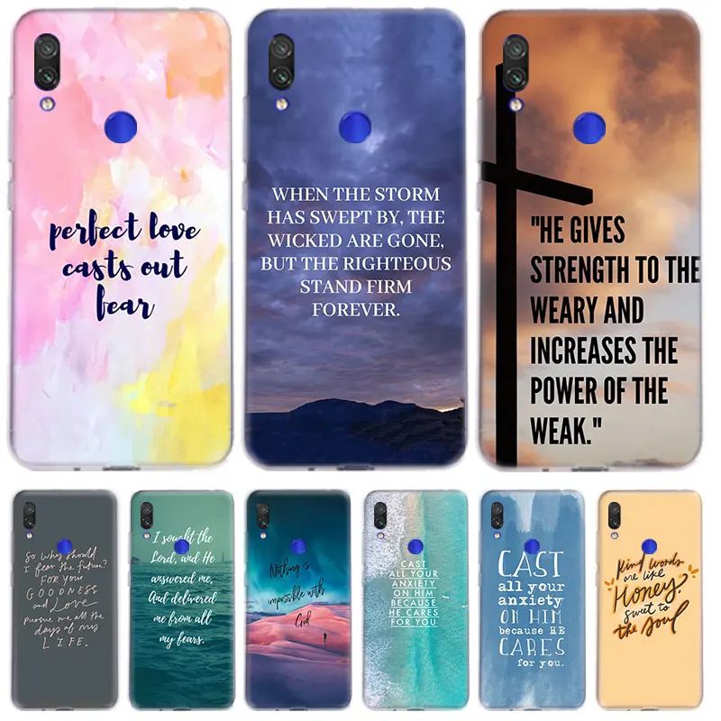 

Bible Verse Wallpaper Picture Case For Xiaomi Poco X3 NFC F3 M3 11 Ultra 11X Pro 10S Note 10 lite Silicone Soft TUP Cover Coque