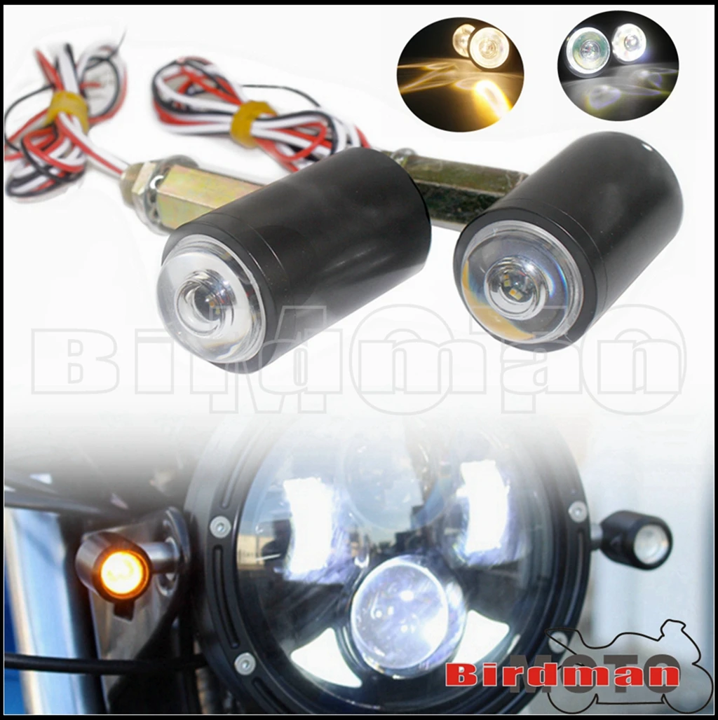 

10mm Motorcycle LED Turn Signal Blinker Light Cafe Racer Indicator Lamps For Harley Honda Yamaha Suzuki BMW Chopper Bobber Sport