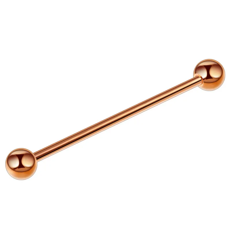 Пирсинг уха серьга в виде стержня шпильки 1 шт стали анодированные Промышленные