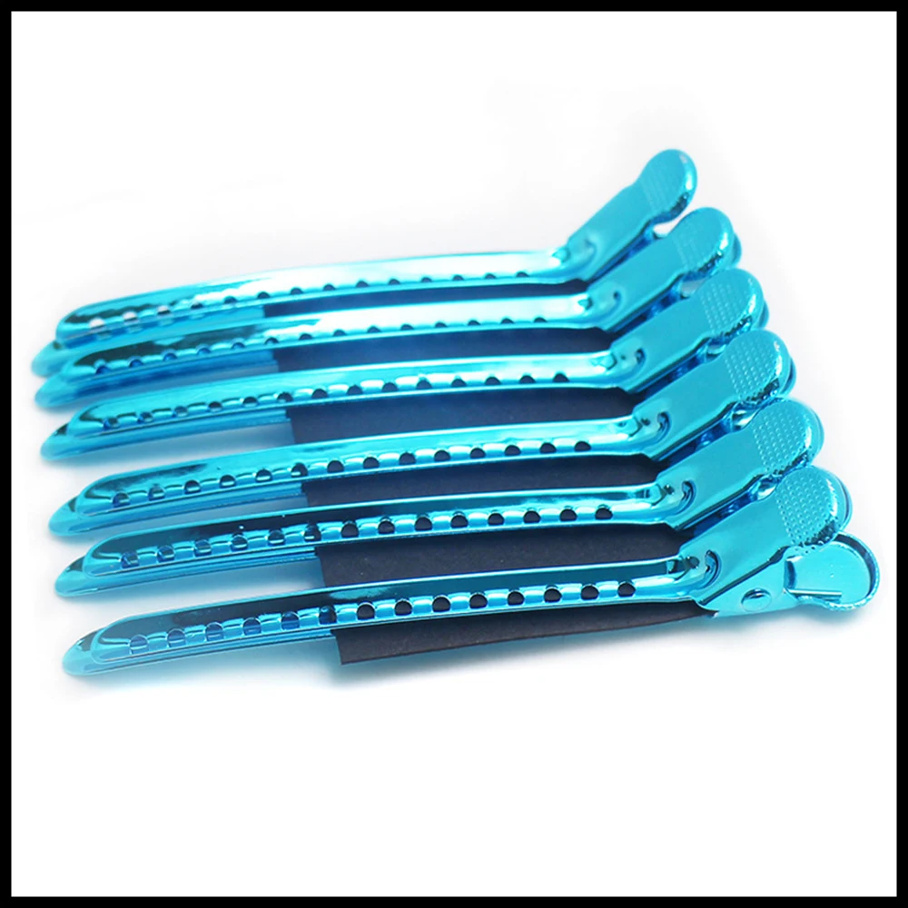 Алюминиевая заколка для волос термостойкая металлическая парикмахерских 12