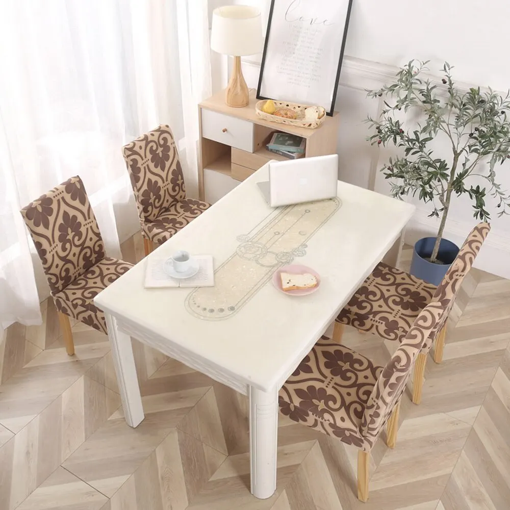 Обеденный чехол для кресла спандекс растягивающееся эластичное обеденное