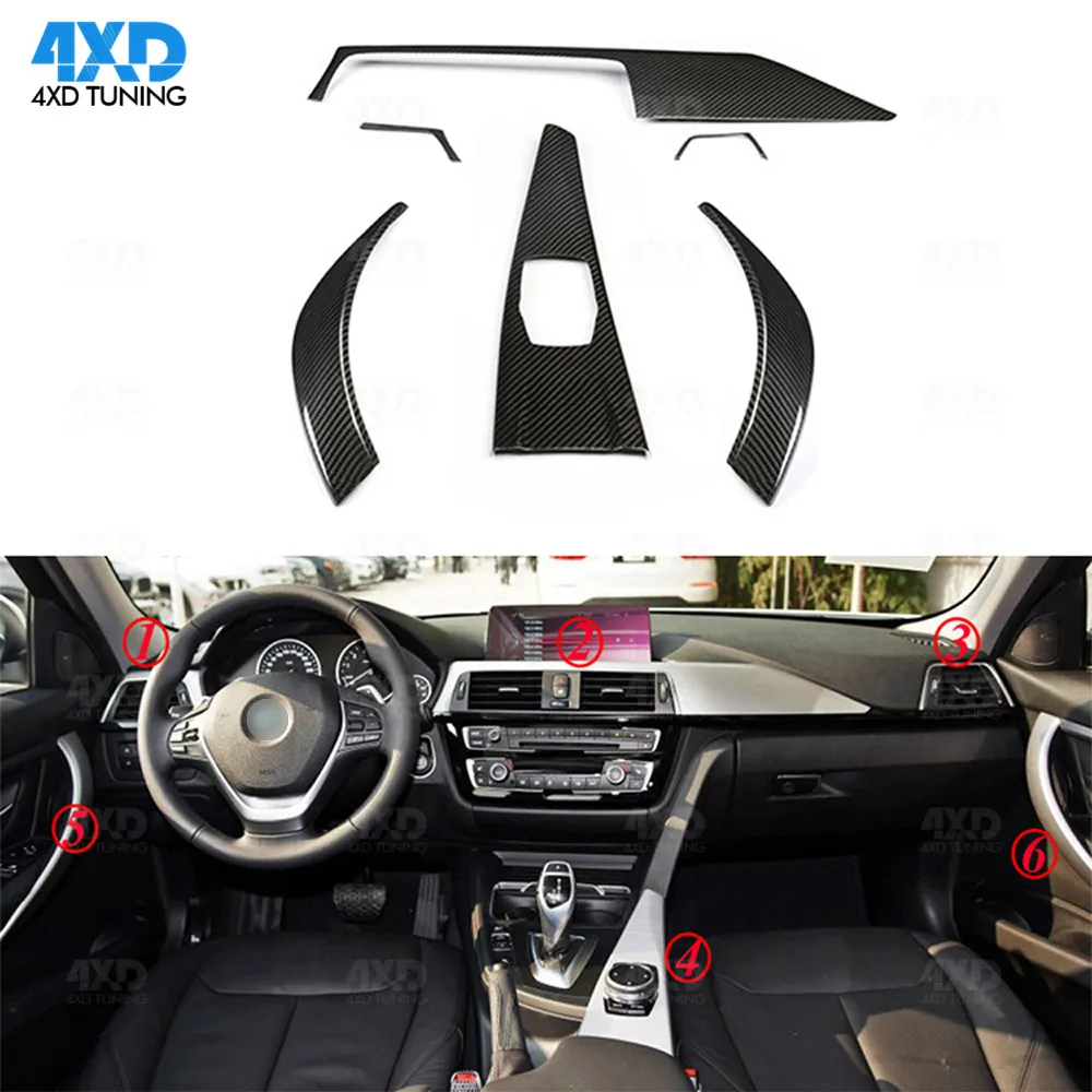 F36 F33 внутренняя отделка из углеродного волокна для BMW F34 GT F30 F80 M3 F32 M4 F82 аксессуары