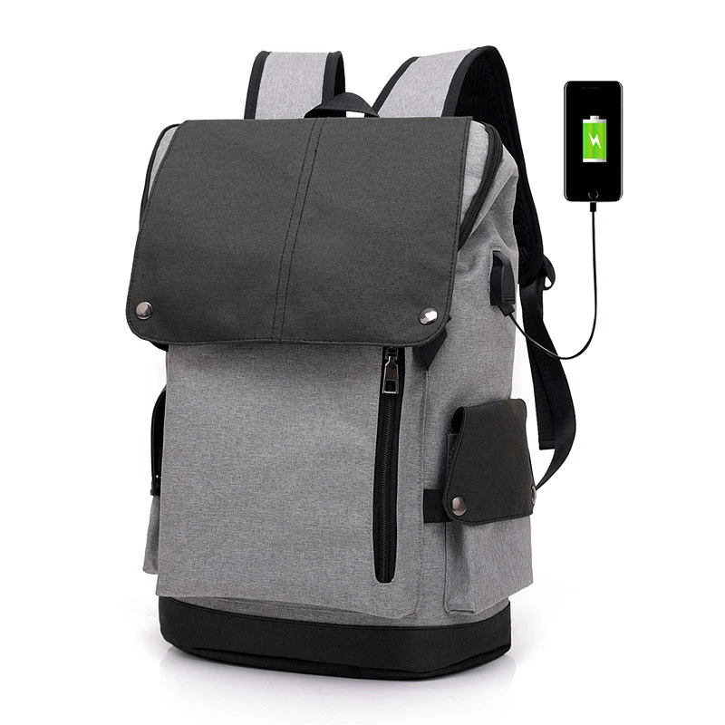 

New Travel Backpack Men Large Capacity Laptop Backpack Anti-theft Student School Bags For Teenage USB Charging Mochila Masculina