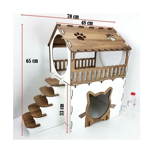 

New Terrace Layer Cat House Snle Nice Handy Pets Different