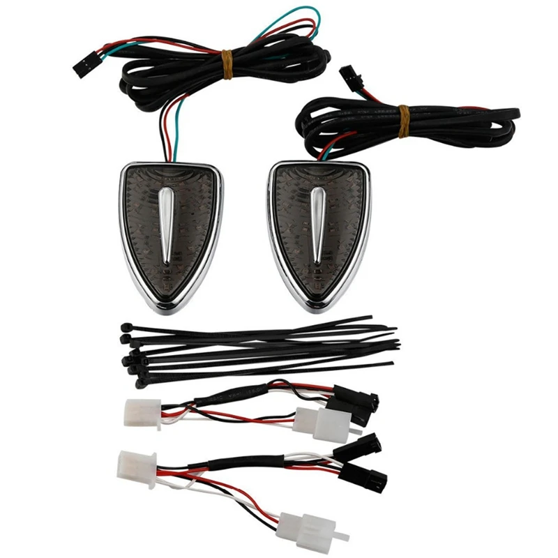 Мотоциклетный Аэро головной маркер красный индикатор указатель поворота чехол