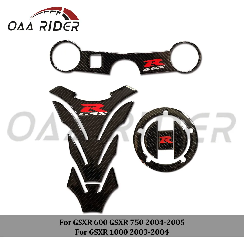 Наклейка на крышку резервуара для Suzuki GSX-R GSXR 1000 2003 2004 K3 K4 600 750 2005 K5 тройное дерево