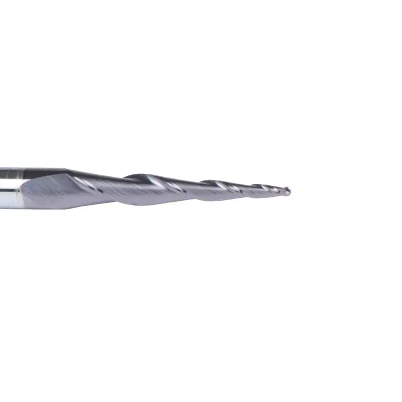 

1pc 1/8 Shank Carbide Ball Nose Tapered End Mill Bit TiAIN Coated Equipment Tool
