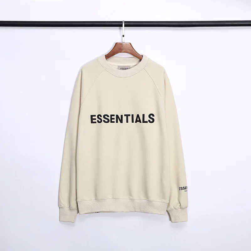 

Long Sleeve FOG Essentials Hoodie Men Women 1:1 Best-Quality Tee 2020 High Street Streetwear Essentials Hoodies