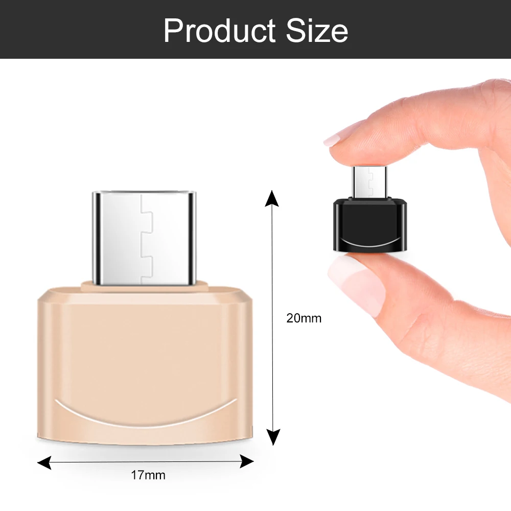 Переходник с Type C на USB OTG для Xiaomi Mi A3 Huawei P30 Pro Mate 30 Samsung S10 S9 S8 Note 10 Plus Oneplus 7 7T usbc