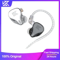 newest kz dq6 3dd dynamic drive unit in ear earphones hifi music sports headset with 2pin silver plated cable wired headphones