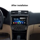 Автомагнитола 2 din, мультимедийный видеоплеер с GPS-навигацией, 1280*720, Android, dvd для Honda Accord 7 см UC CL 2005-2008