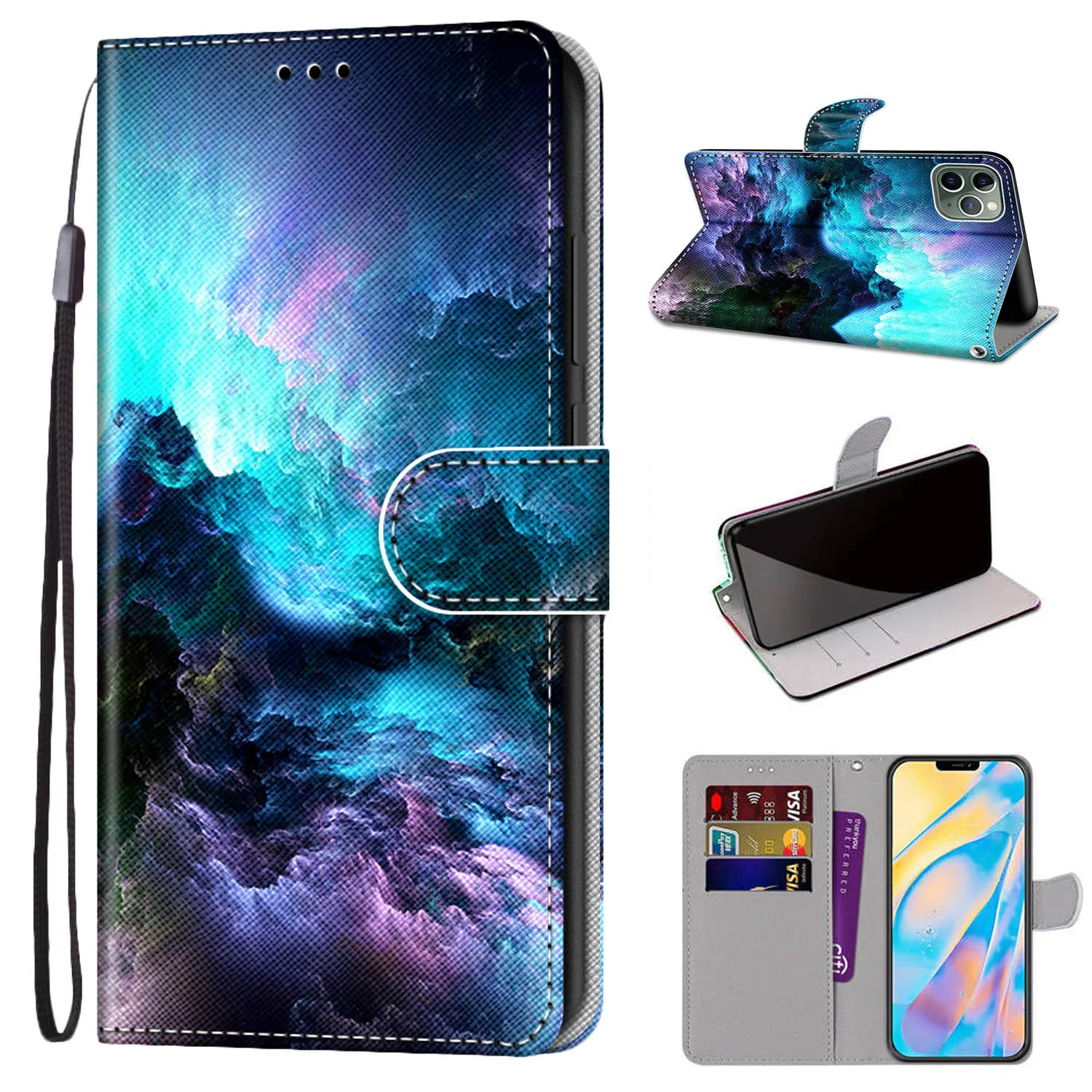 Чехол-книжка для ZTE Blade A6 Lite A510 A530 A610 V9 A 6 510 530 610 кожаный | Мобильные телефоны и