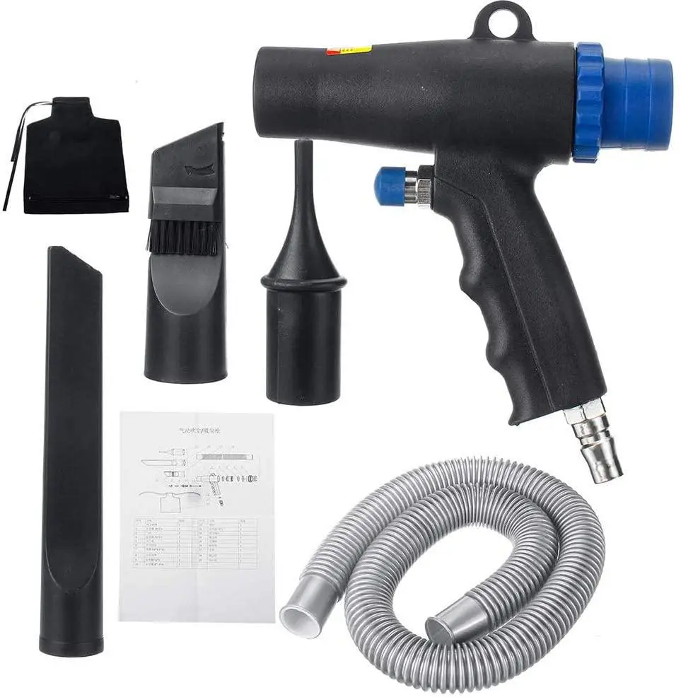 

2 In 1 Air Duster Small and durable Dual Purpose Pneumatic Vacuum Cleaner Cleaning Tool Household Products