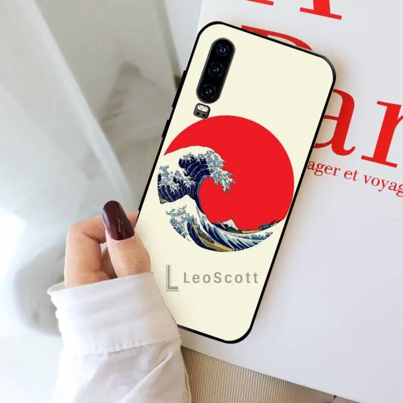 

The Great Wave off Kanagawa Japanese Phone Case For Huawei Y5 Y6 II Y7 Y9 PRIME 2018 2019 NOVA3E P20 PRO P10 Honor 10