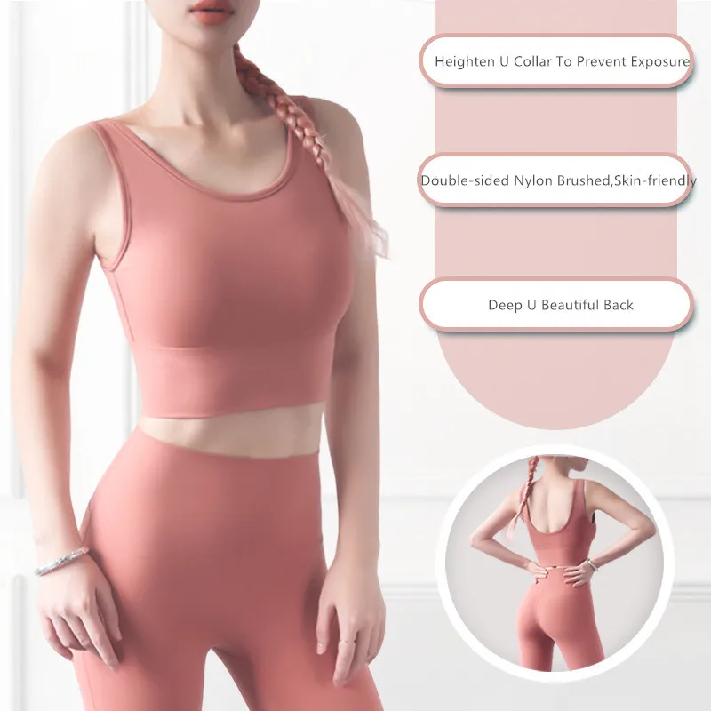 Women Push Up Seamless Sports Bra Female Workout Sport Top Crop High Impact Fitness Wear For Yoga Gym Brassiere Tank Sportswear
