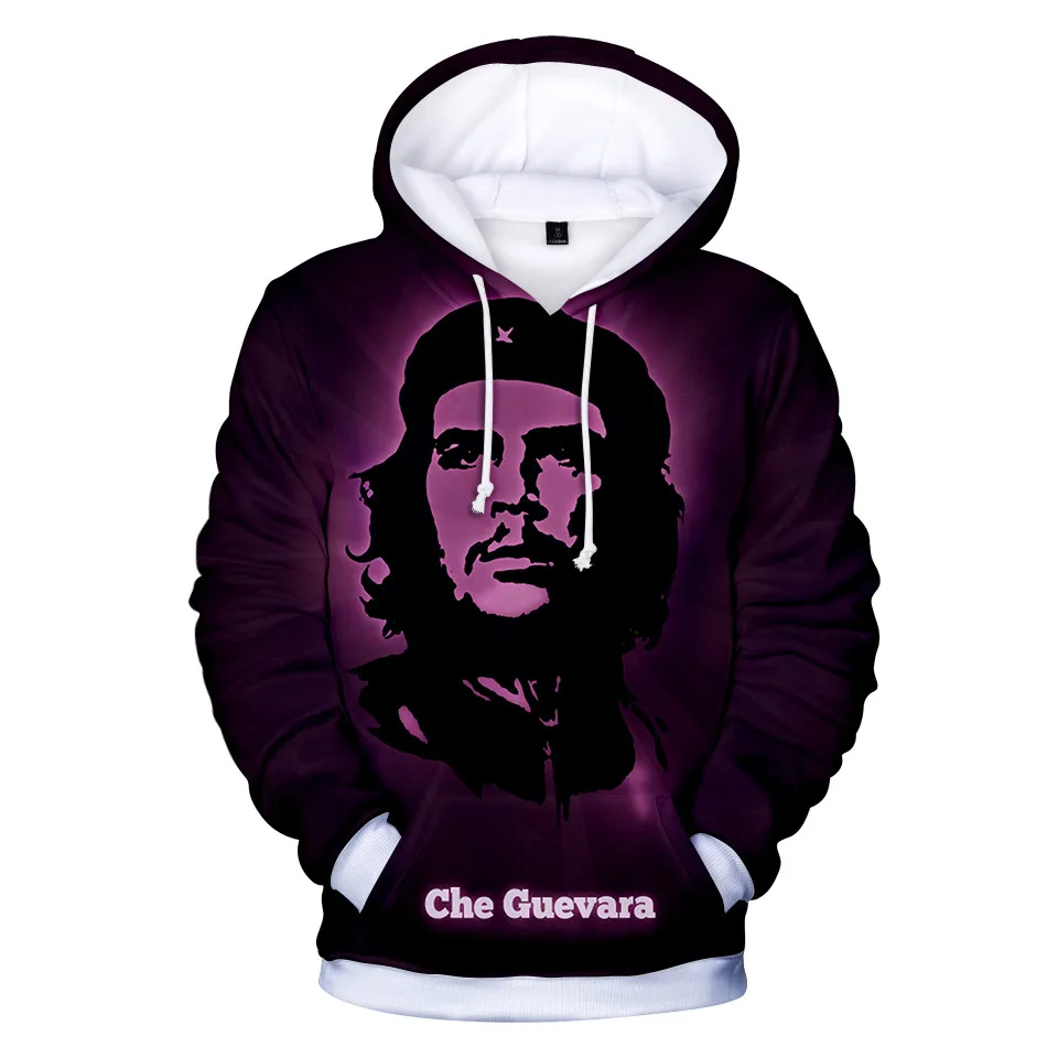 Толстовка с капюшоном Che Guevara для мальчиков и девочек 3-14 лет 3D-принтом | Мужская