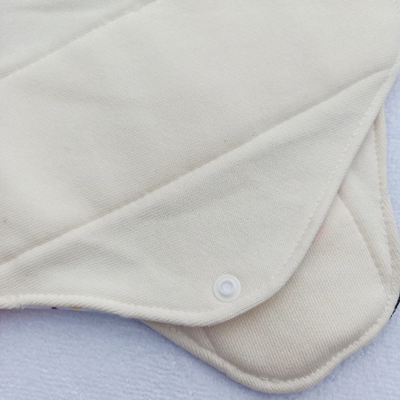 Женские многоразовые тканевые прокладки с бамбуковой хлопковой подкладкой для