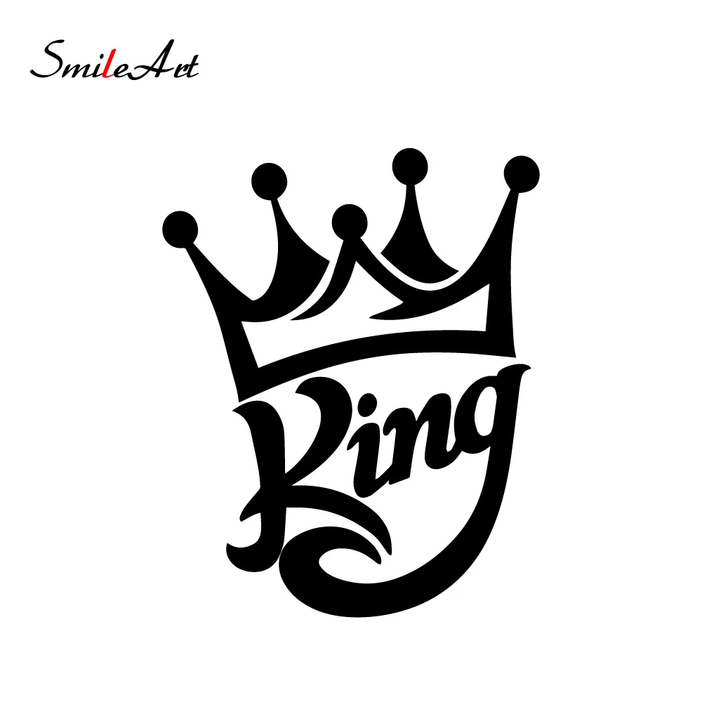 Креативные автомобильные наклейки king на автомобиль зеркало заднего вида