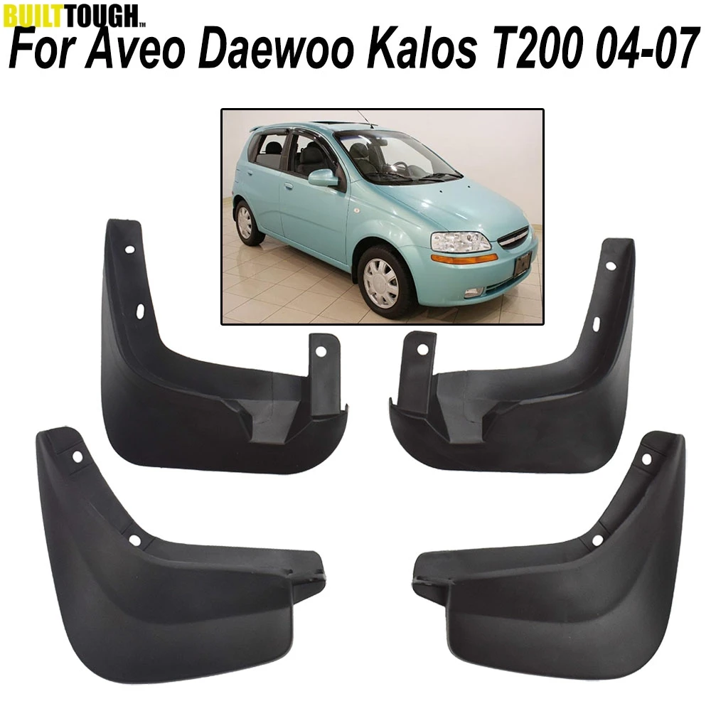 Брызговики для Chevrolet Aveo Daewoo Kalos T200 2004-2007 Holden barina хэтчбек Авто splash брызговиков крыло брызговиков