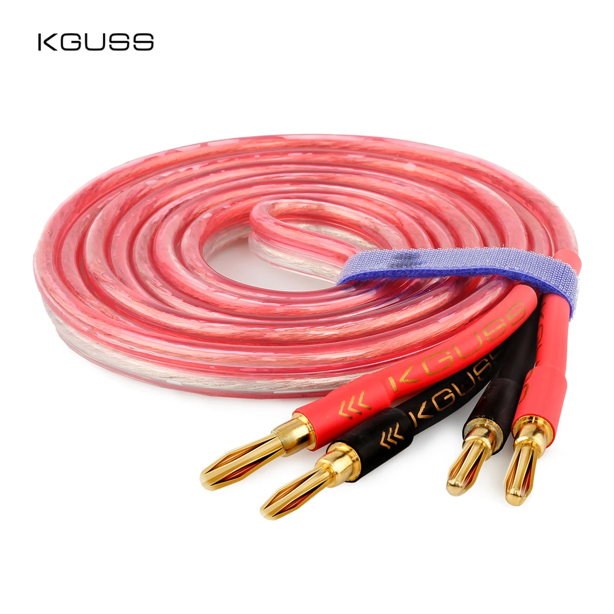 Кабель Aux Fever Hi Fi высокоточный усилитель банановой головки линия 4N бескислородный