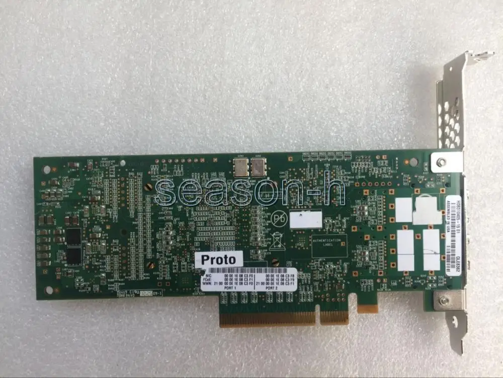 QLOGIC QLE8362 двойной порт 16 Гб FC HBA карта 10 ГБ гигабитная сетевая адаптер | Компьютеры и