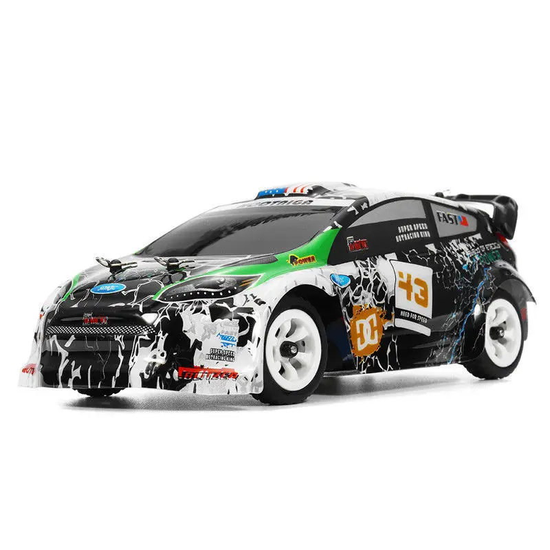 Wltoys K989 1:28 RC Автомобиль 2 4G 4WD матовый двигатель Voiture Telecommande 30 км/ч высокая скорость