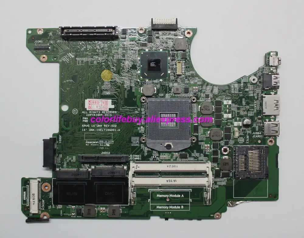 Genuine CN-006X7M 006X7M 06X7M HM65 10ELT16G001-A Laptop Motherboard Mainboard for Dell Latitude E5420 Notebook PC