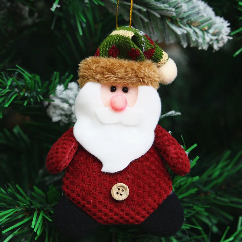 Искусственные подвески Рождественская елка подарок с Санта Клаусом украшения