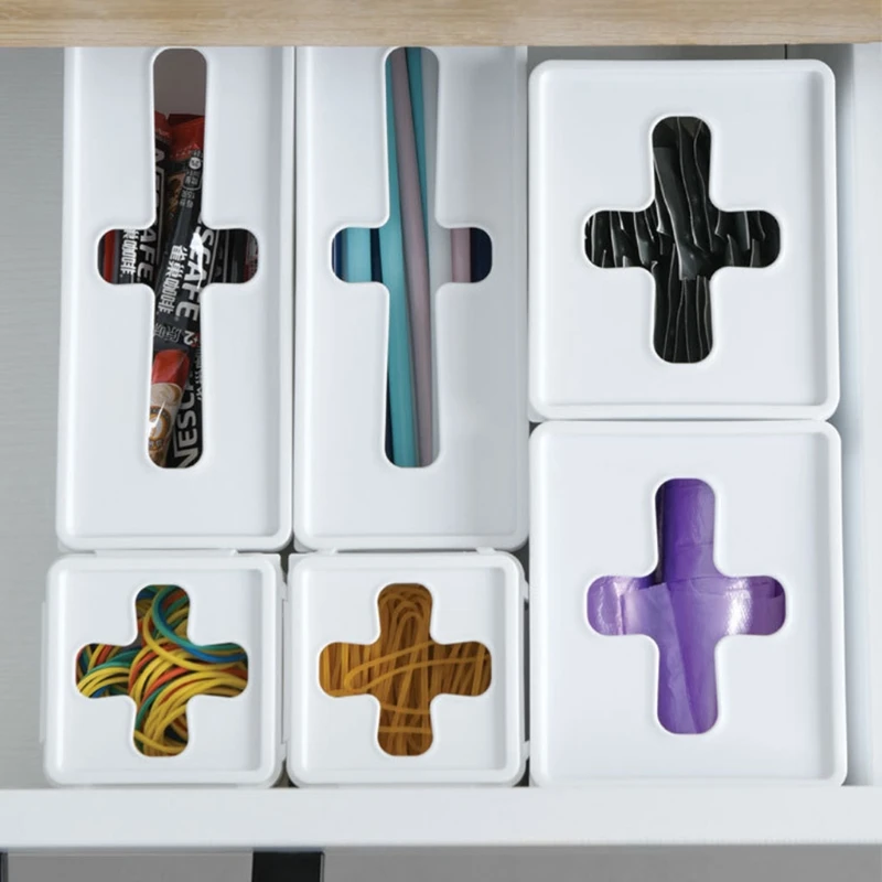 

Dry Wet Tissue Paper Case Dustproof Tissue Storage Box Case Dispenser Holder for Home Office Desk White LX9C