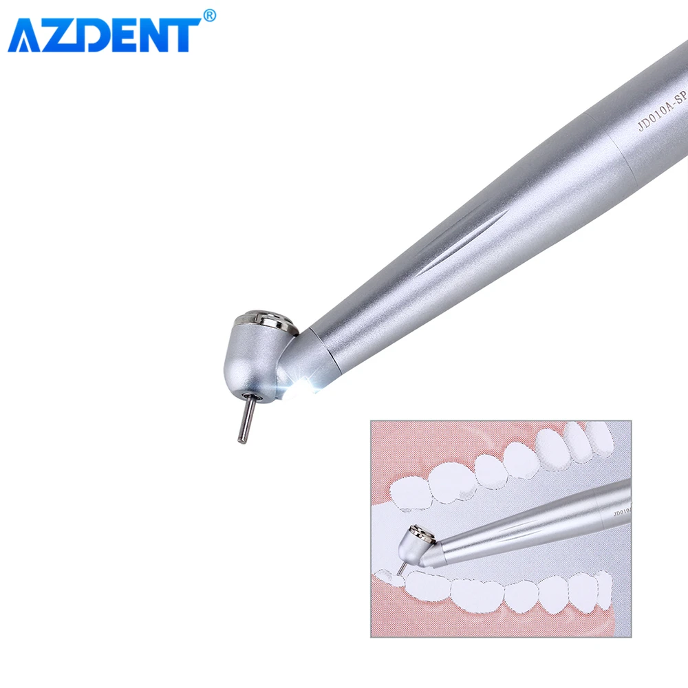 AZDENT Dental 45-градусный светодиодный высокоскоростной наконечник электронный