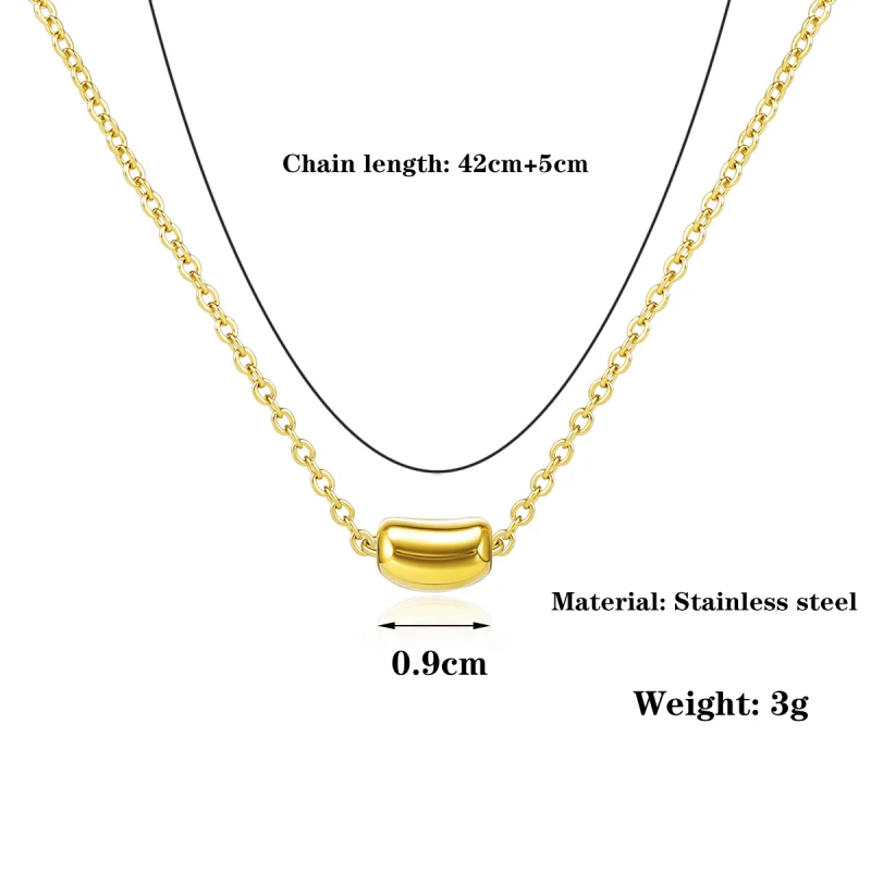 Простая тонкая золотая цепочка из звеньев для женщин 2021 сексуальная на шею