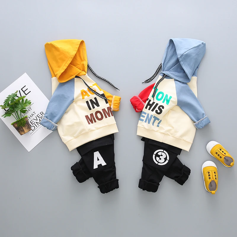 Bear Leader Boys Clothing Set New Autumn Boy Kids Clothes Striped T-Shirt and Pants 2Pcs Baby Sets Children | Детская одежда и