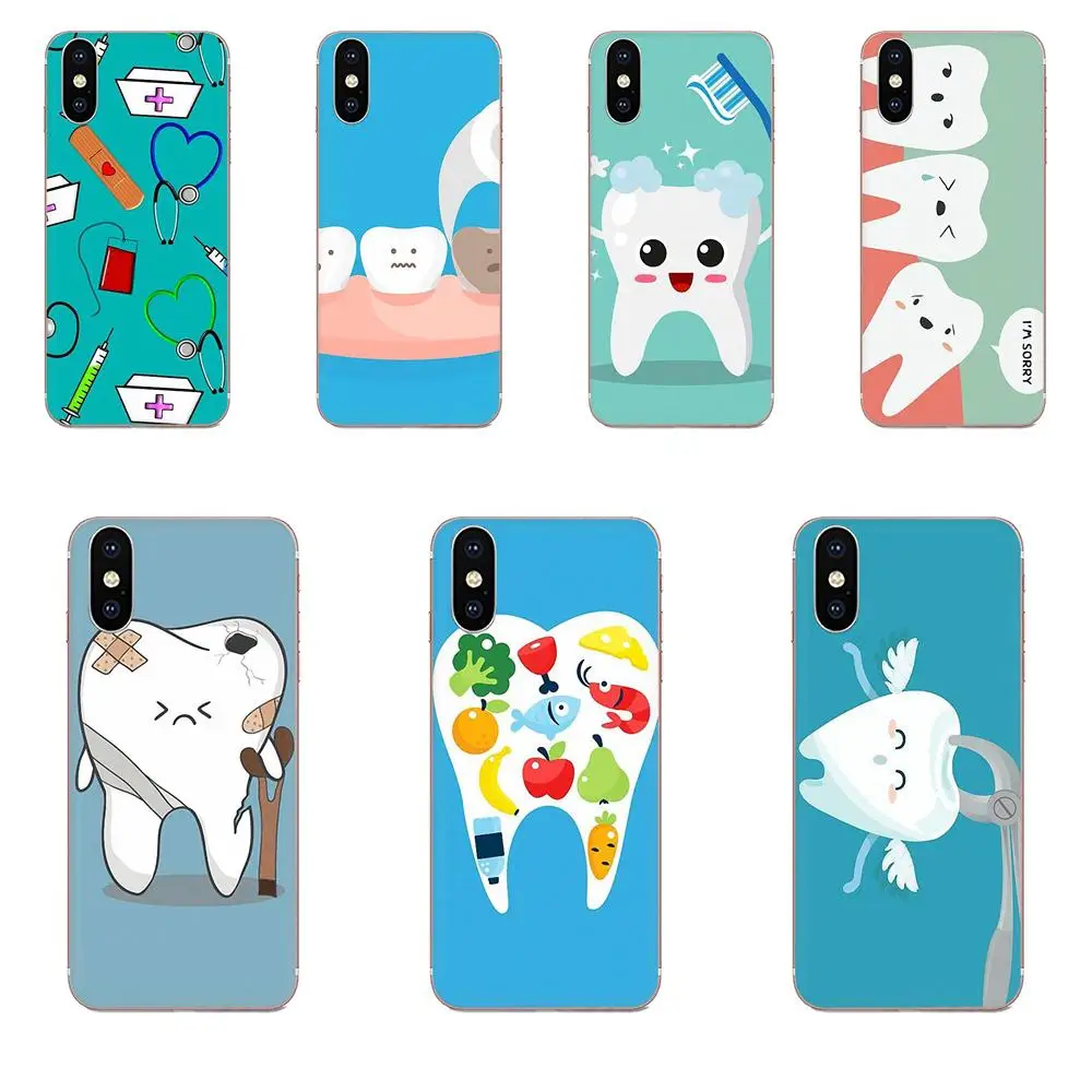 ТПУ телефон Coque медсестры доктор дантист стетоскоп инъекции зуба для Xiaomi Redmi Note 2 3