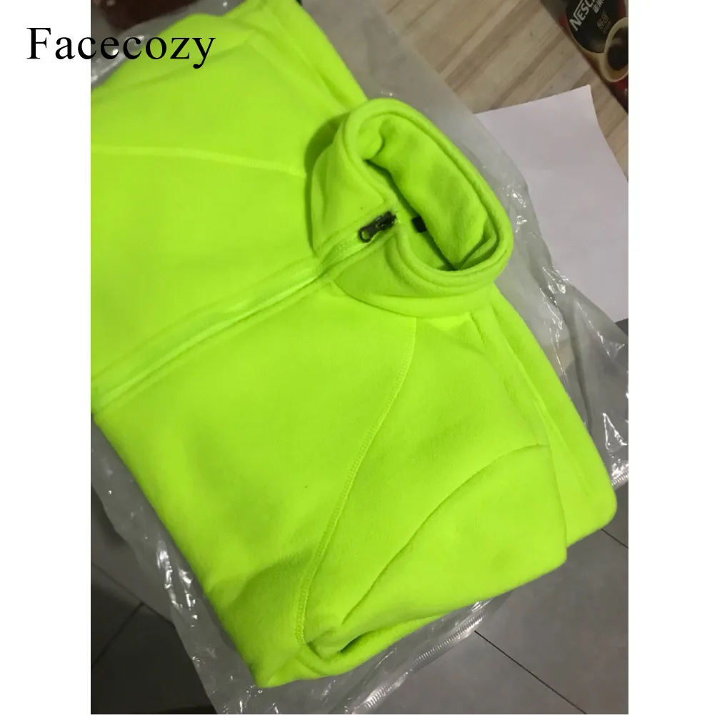 women green Fecocozy мужская женская уличная флисовая походная куртка спортивная походная теплая зимняя куртка Треккинг пальто для альпинизма рыбалки лыжного спорта - Цвет: women green