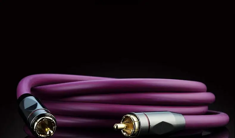 Coaxial Digital Audio Cable RCA Lotus Subwoofer Line SPDIF L211 Free Shipping |