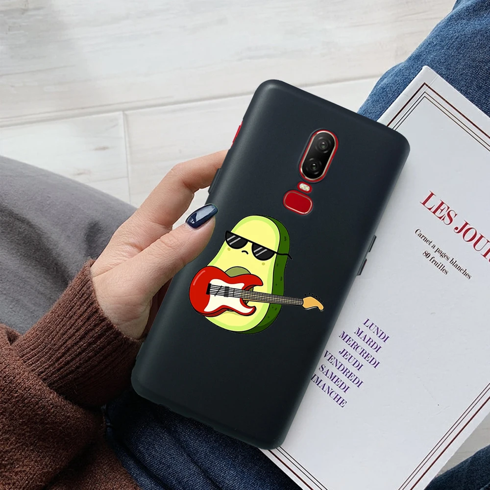 Мультфильм Симпатичные Фрукты авокадо принципиально для Oneplus 7 Pro Чехол 6 5