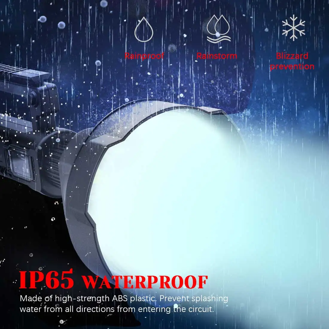 Мощный светодиодный фонарик P50 портативный прожектор с зарядкой от USB