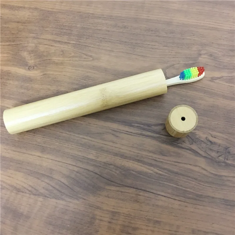 2 шт./комплект Бамбуковая зубная щетка с мягкой головкой из натурального бамбука |