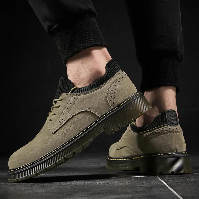 

cuerobreathable shoe casuales causal masculino zapatos sports men sapato loafers sneakers fashion leather leisure Men's sale