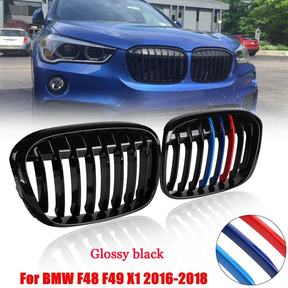 Автомобильные аксессуары Стайлинг автомобиля пара глянцевый черный M Color Замена