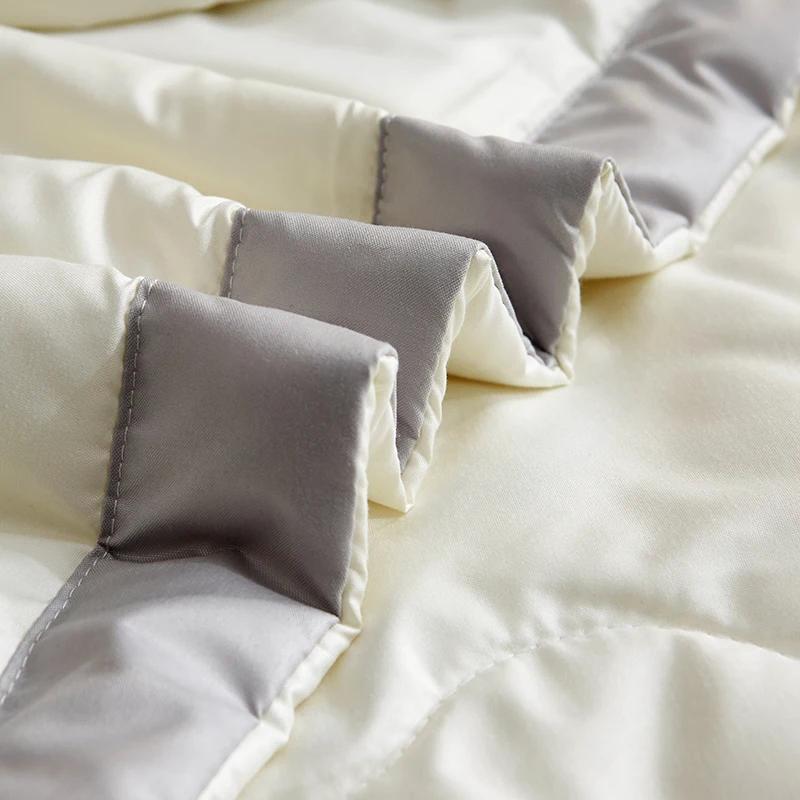 

Solid Color Washed Silk Air Condition Thin Quilt Summer Spring Cool Bedspreads Patchwork White Pink Red Simple Comforter Blanket