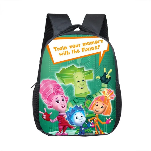 Funny Russian Cartoon The Fixies Backpack For Boys Girls Children School Bags Kids Small Shoulder Bag Kindergarten Mochilas | Багаж и