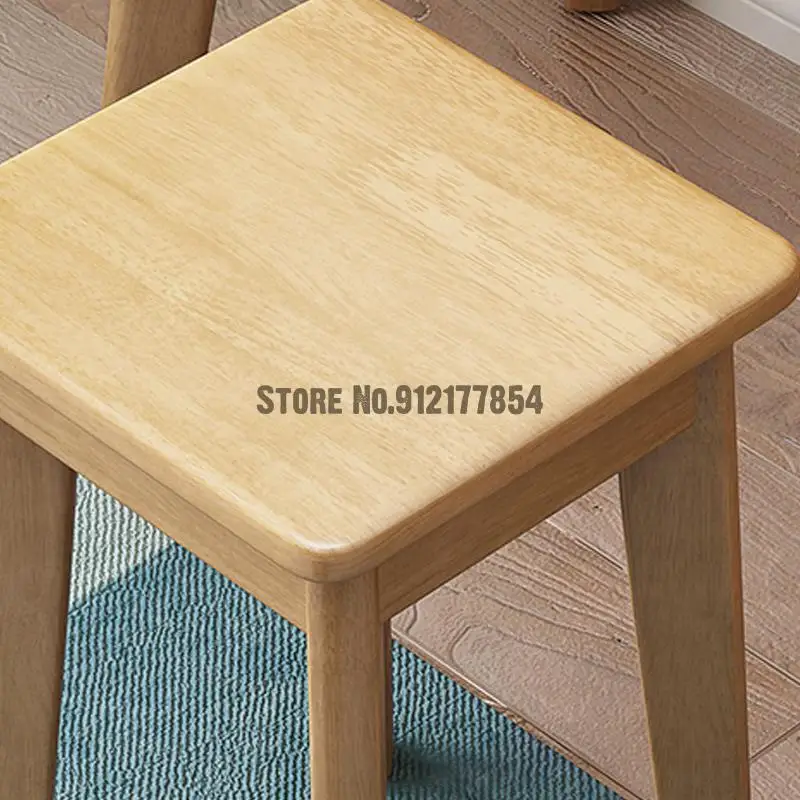 Стул из массива дерева для макияжа современный минималистичный туалетный стул