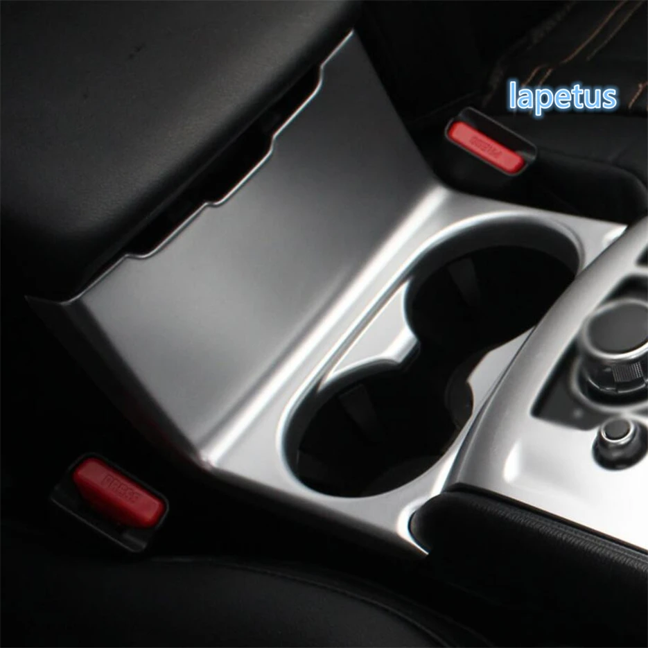 

Lapetus Center Console Stalls Gear Shift + Water Cup Holder Decoration Frame Cover Trim Fit For Mazda CX-5 CX5 2017 - 2021 ABS