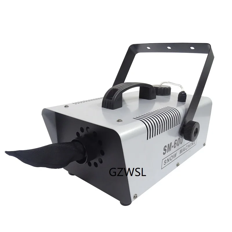 4 шт./лот 600 Вт Снежная машина производит легкие пенные хлопья в комплект входит