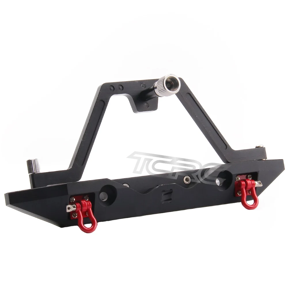 TCRC Metal Front&ampRear Bumper with 2 Led Lights for 1/10 RC Crawler Car Traxxas TRX4 Axial SCX10 | Игрушки и хобби