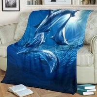 dolphin blanket unique and awesome fleece throw blanket for dolphin lovers