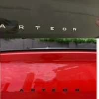 2019 3d new font letters emblem for vw cc arteon car styling refitting middle trunk logo badge sticker chrome glossy matte black