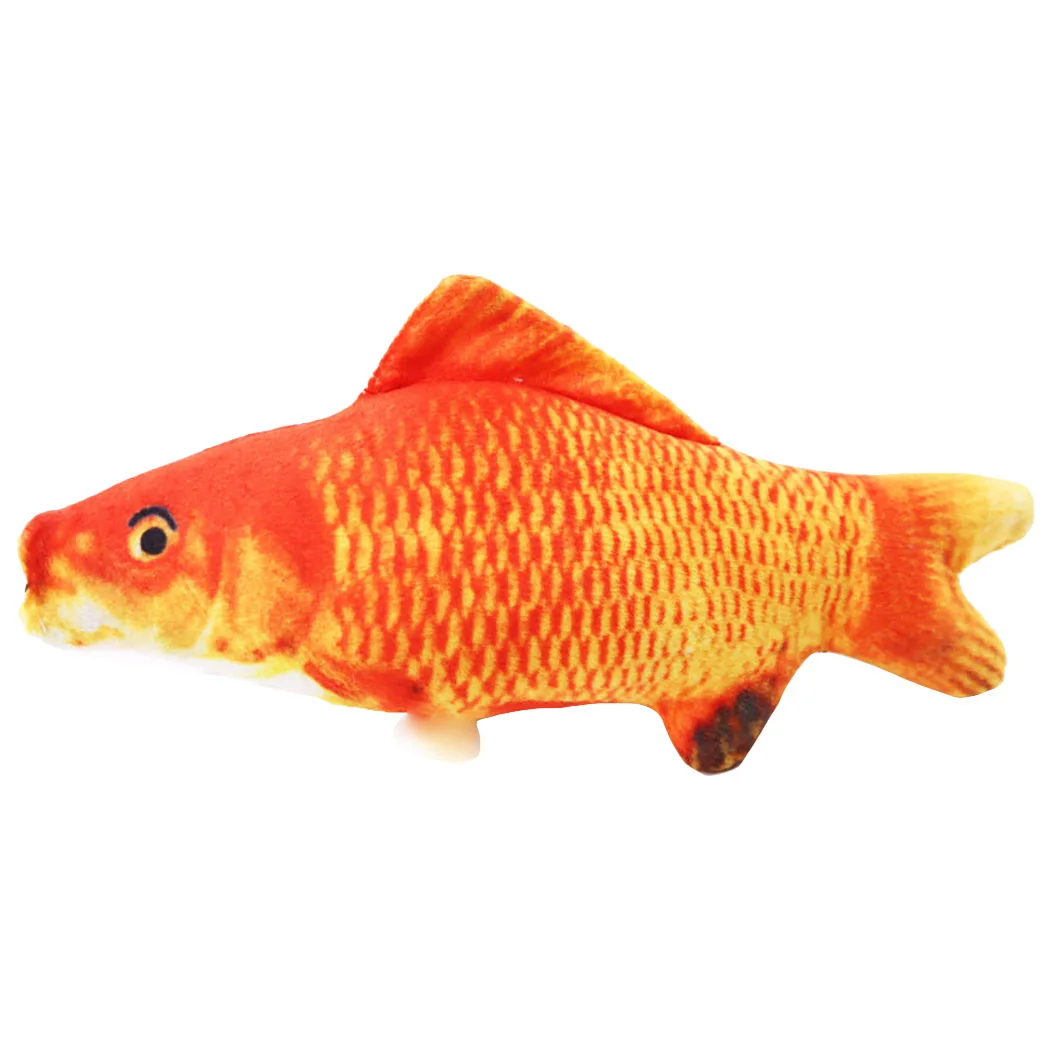 Stuffed Squeaking Pet Toy Cute Plush Puzzle For Dogs Cat Chew Squeaker Squeaky Toy For Pet Fish Shape